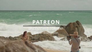 Creative Naked Photoshoot. Beach Style