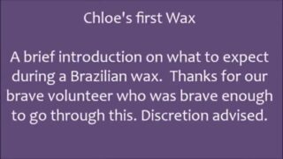 Up close Brazilian waxing