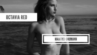 Artist Nude Model Octavia Red by Manfred Baumann