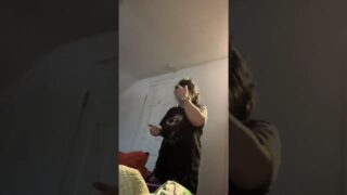 chopped ahh bih flashes tits at 8:50