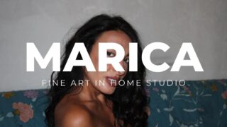 7:22 N MORE Marica fine art nude photoshoot in home studio. EDSA Content