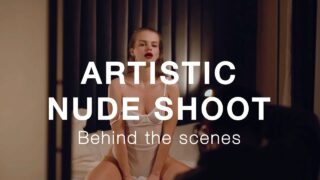 1:00 Art NUDE hotel photoshoot Kate. BTS workshop.