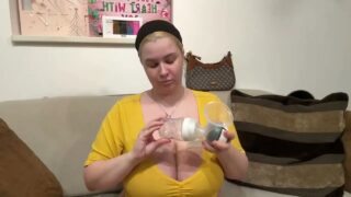 Breast Pump Tutorial at 0:40, BIG Tits