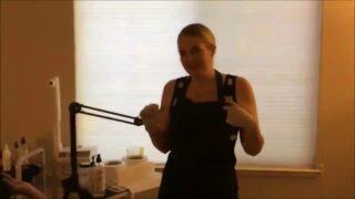Full Brazilian waxing – sugaring Bikini Zone homemade DIY training