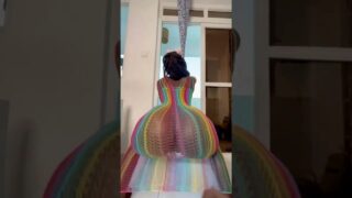 4K TRANSPARENT NEON DRESS | TRY ON #fansly #transparentdress #seethrough #seethroughfashion #tryon