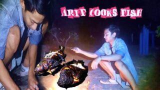 Memasak Ikan Bakar Di Malam Hari Bareng Arif