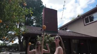 Nude Workshop With Sasha and Gina in the Green Garden from start