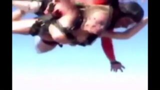 Sky diving naked low quality