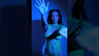 Amber Fields at Drip Miami Swim Week 2025 Runway Casting | Brightened Version