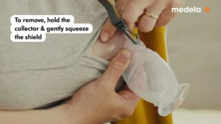 Cómo usar el recolector de leche materna de silicona Medela