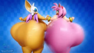 Amy x Rough twerking part 1&2 NSFW