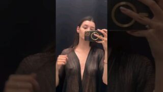 see through try-on fashion.   transparent shirt.  #transparency #tr…
