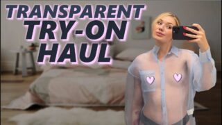 4K TRY-ON HAUL | TRANSPARENT DRESSES | JULIEMISS