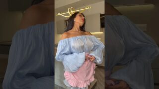 @0:00~0:06 SEE-THROUGH DRESS